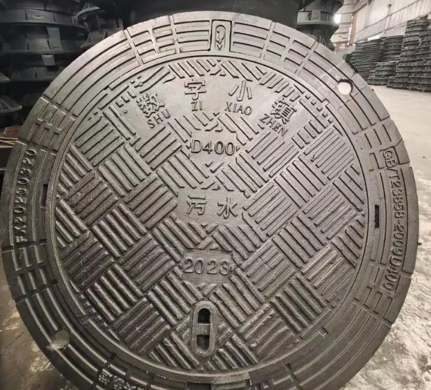 盐都球墨铸铁防沉降井盖展示